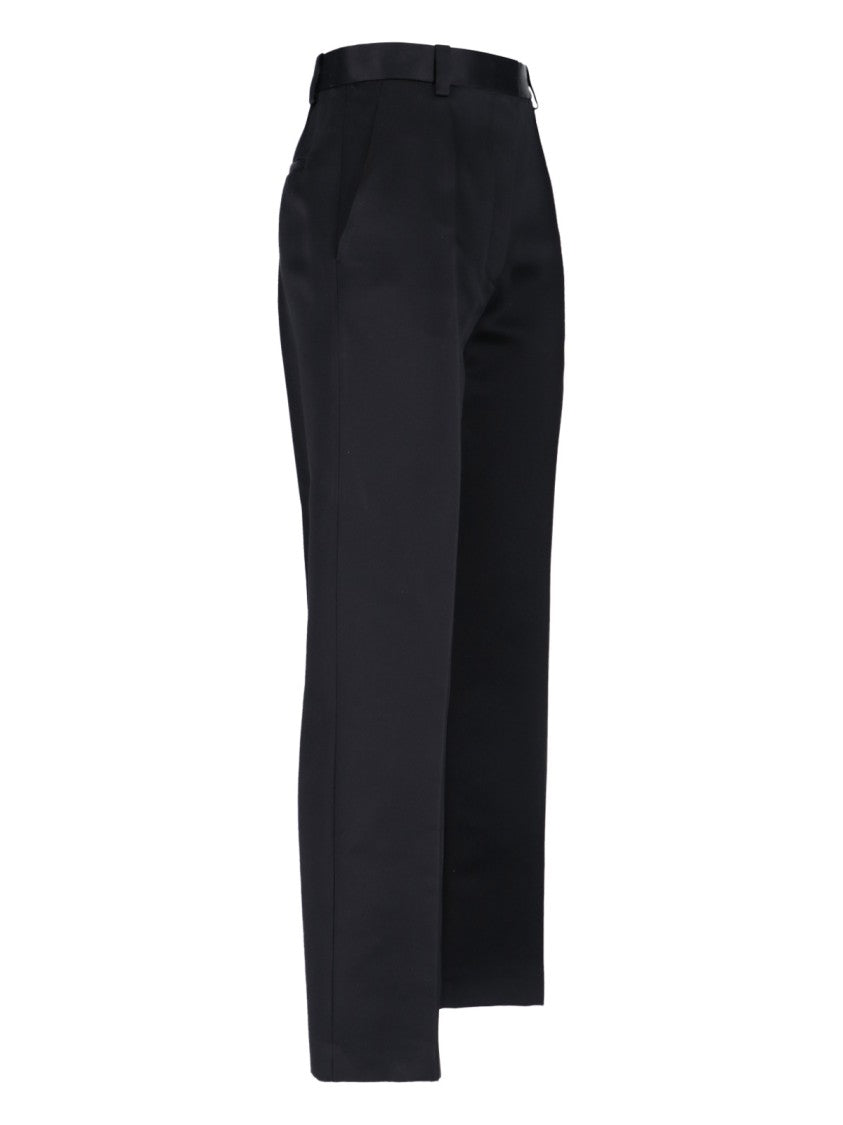 Loro Piana Straight-Leg Trousers, Black