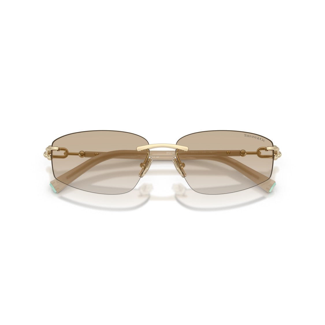 Tiffany & Co. 0Tf3114 Rimless Gradient Brown Sunglasses