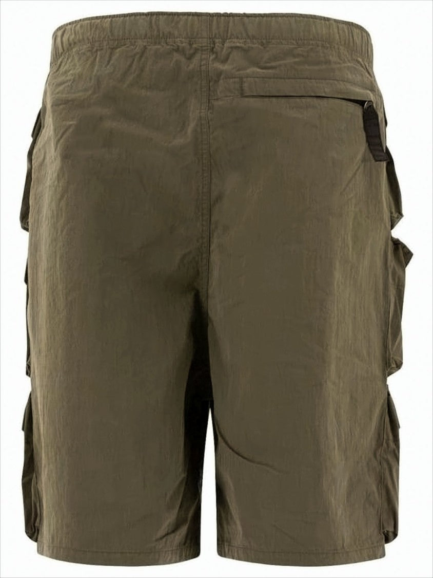 Kapital Utilitarian Brown Shorts With Adjustable Strap