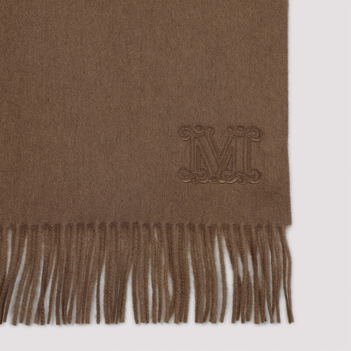 Max Mara Dalia Cashmere Scarf With Fringed Hem