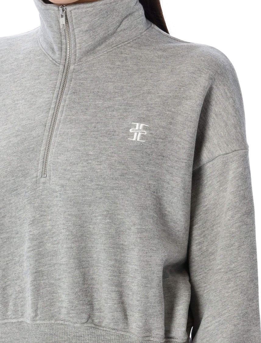 Eterne Half Zip Fleece Sweatshirt
