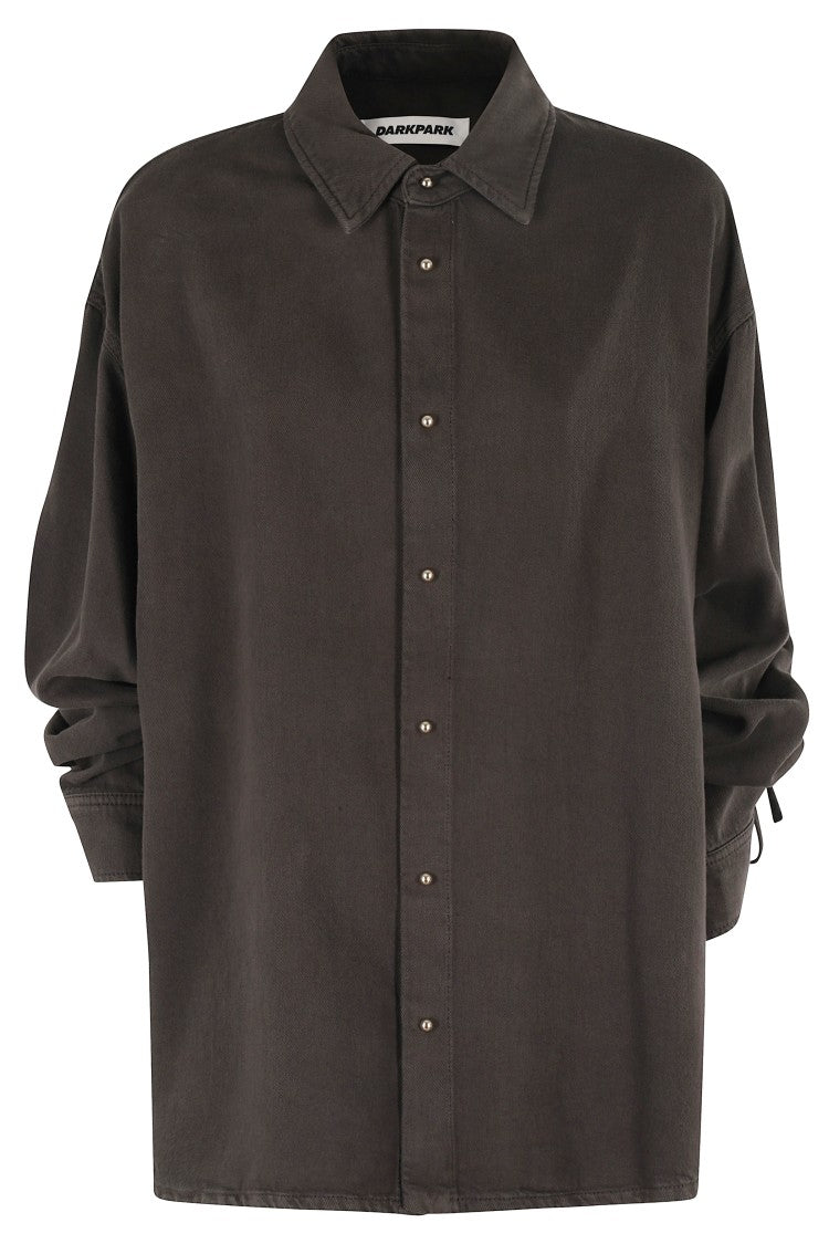 Darkpark Keanu Tencel Denim Rouche Shirt