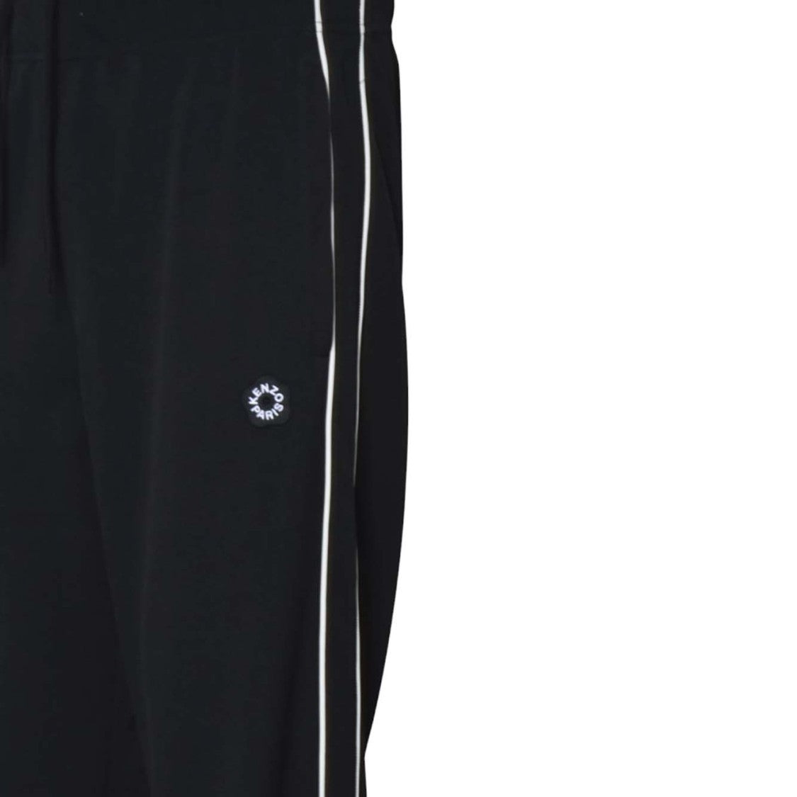Kenzo Relaxed Fit Track Pants With White Piping And Logo Detail