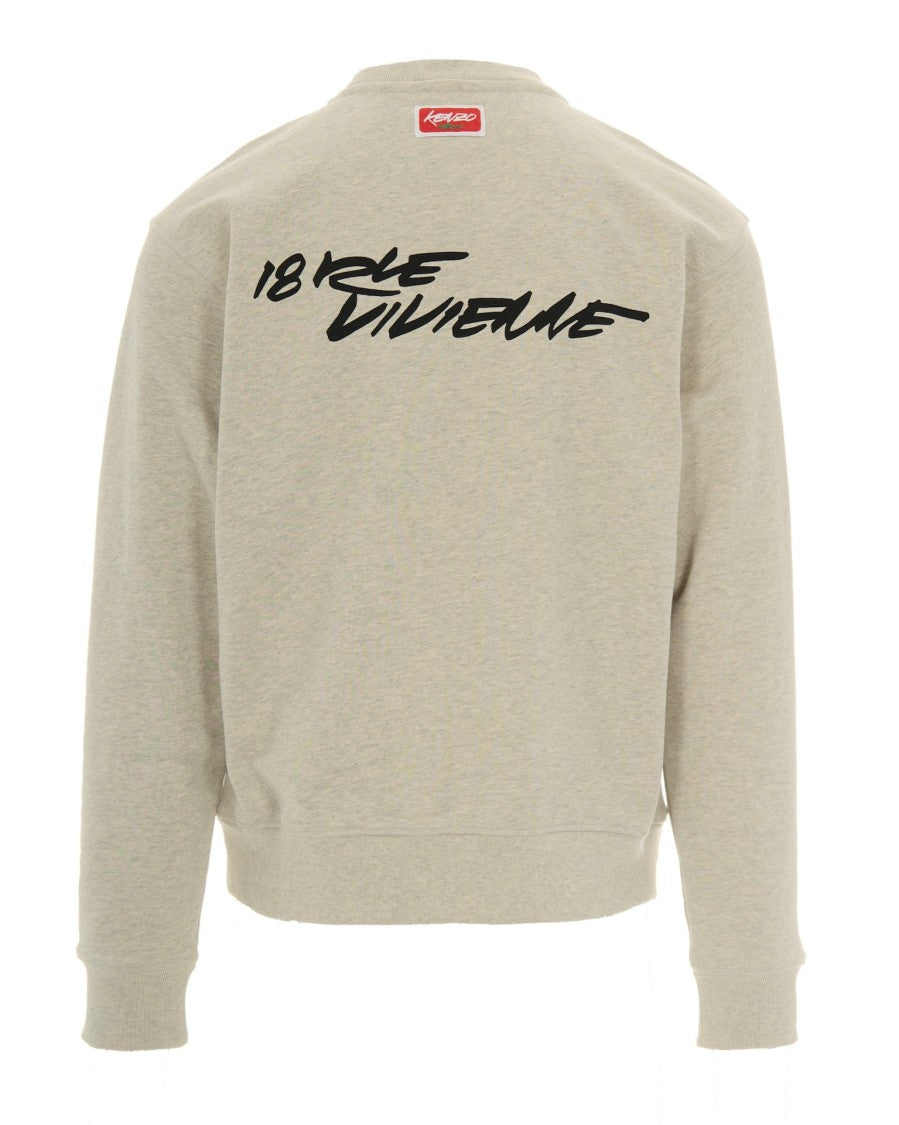 Kenzo X Futura 2000 Sweatshirt In Gray