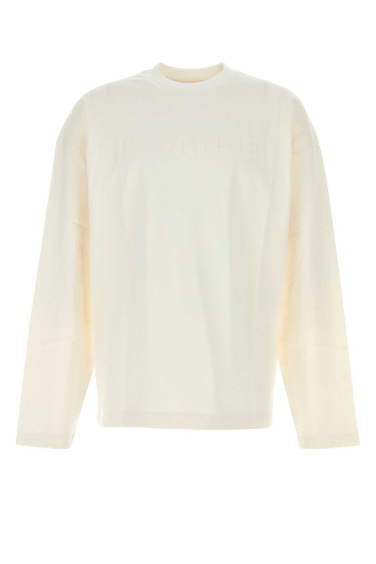 Jil Sander White Cotton T-Shirt
