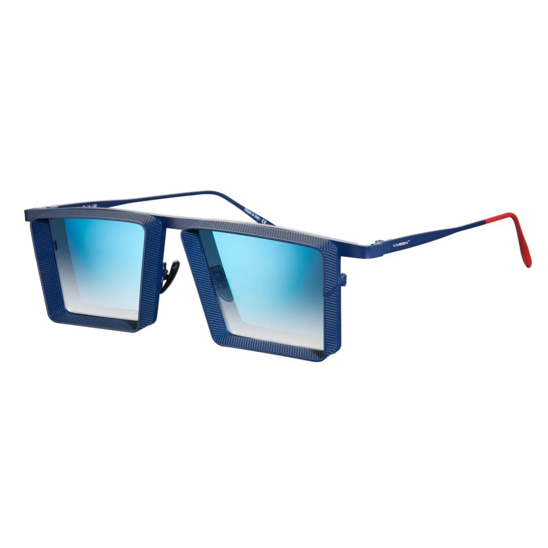 Vysen Al-4 Oversized Square Frame Sunglasses With Textured Finish