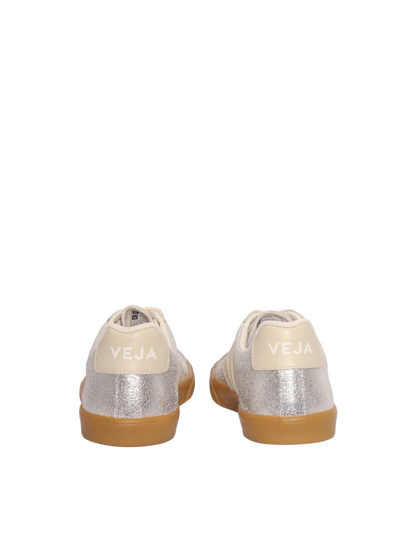 Veja Esplar Silver Suede Low Sneakers