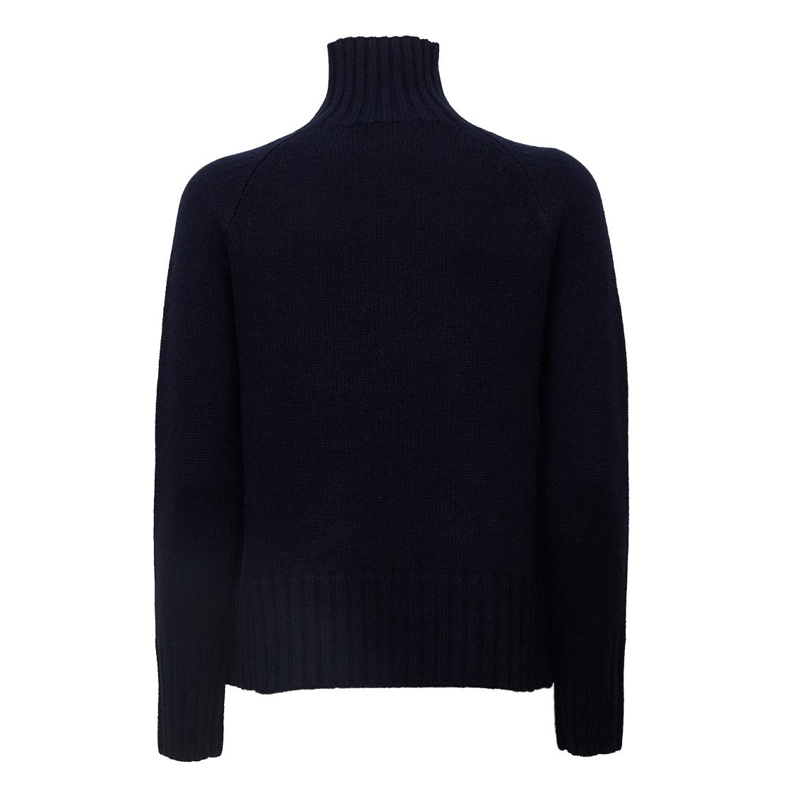 Max Mara Mantova Boxy Ribbed Wool-Blend Turtleneck Sweater