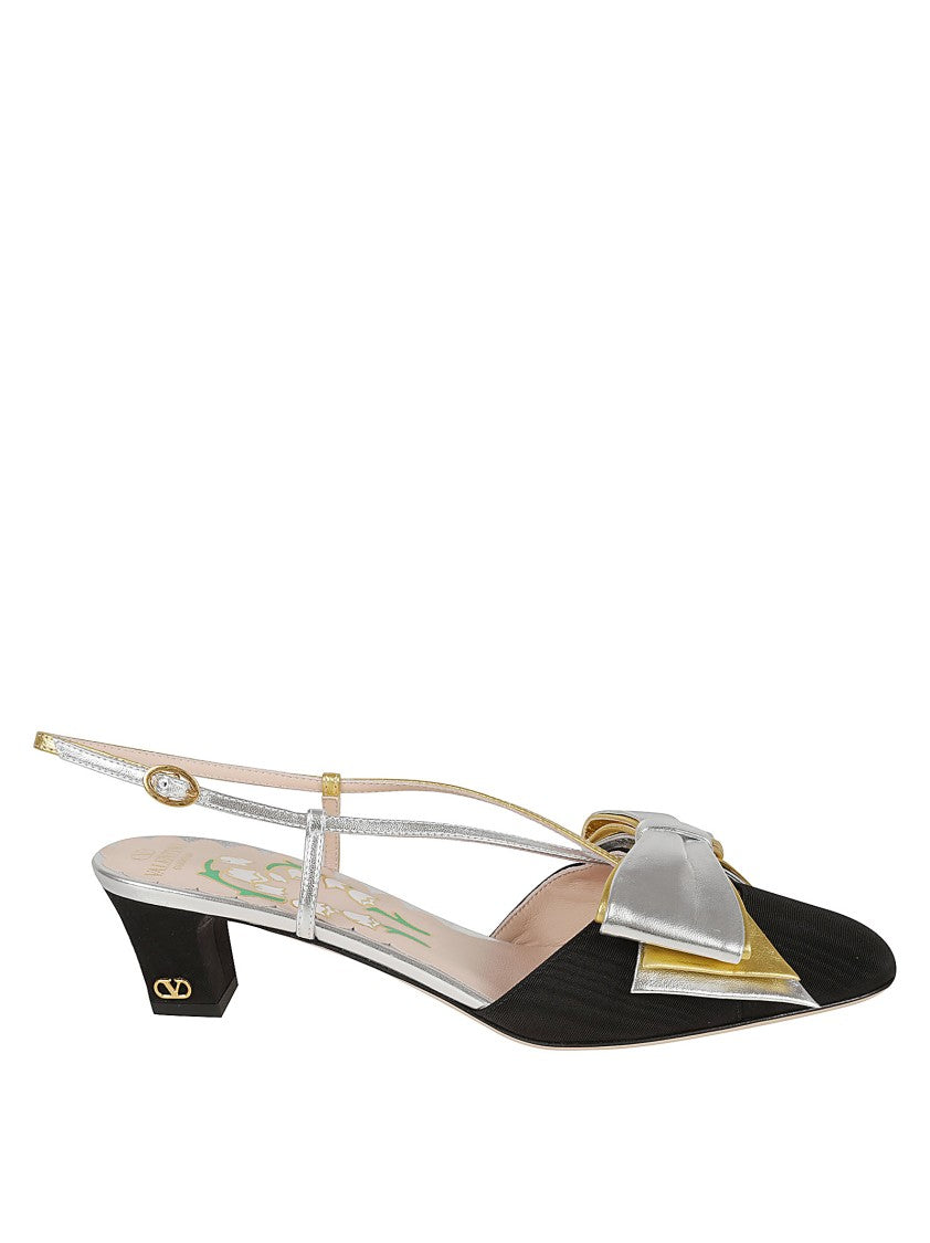 Valentino Garavani Black Calf Leather Heels