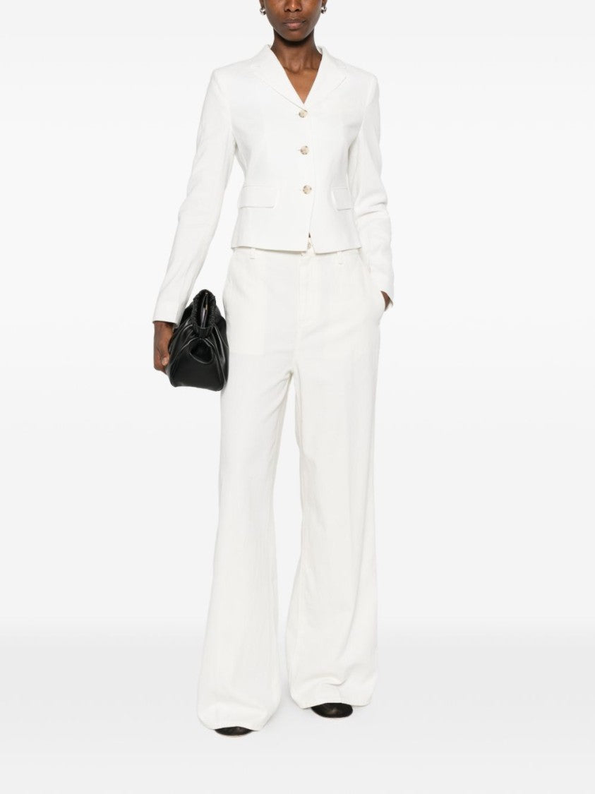 Boss Cropped Tailored Structured Blazer