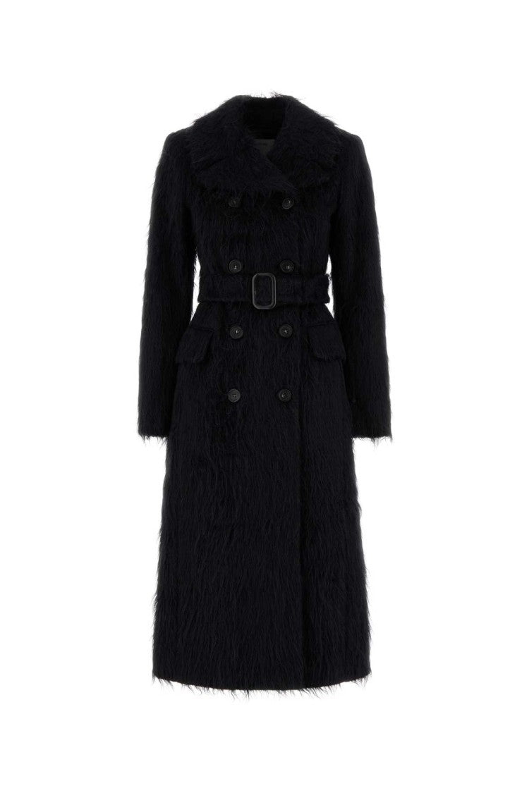 Sportmax Black Alpaca Blend Modico Coat