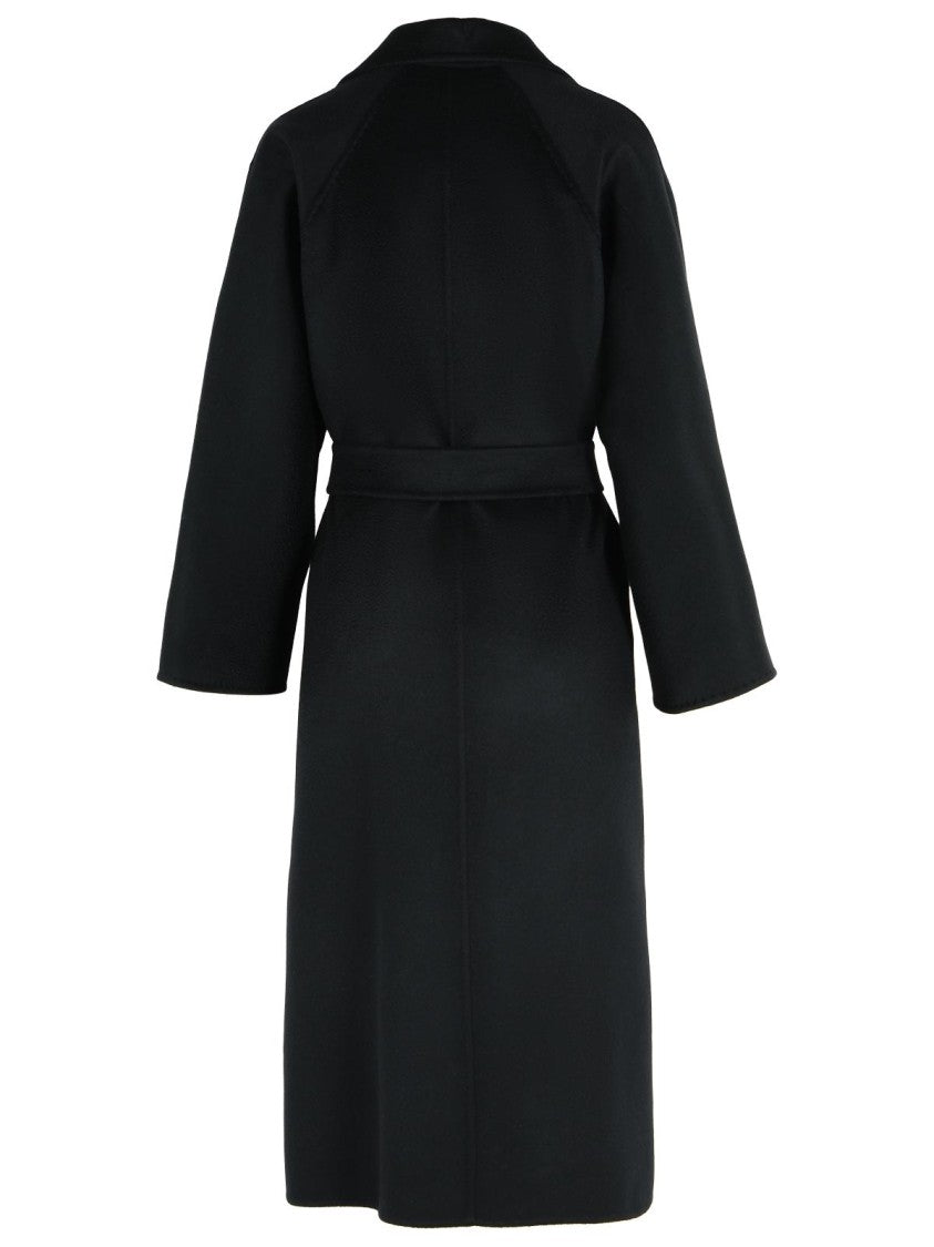 Max Mara 'Ludmilla' Black Cashmere Coat
