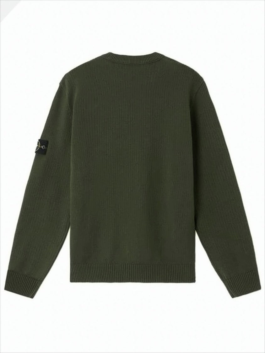 Stone Island Winter Cotton Crewneck Jumper
