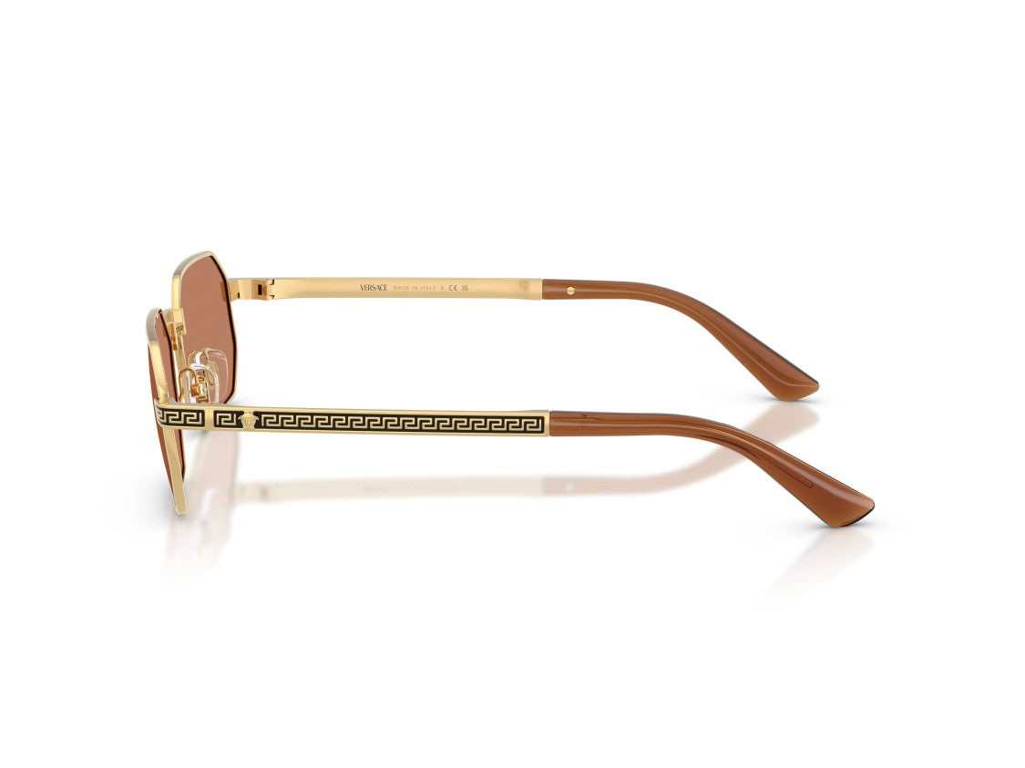 Versace 0Ve2297 Geometric Octagonal Sunglasses