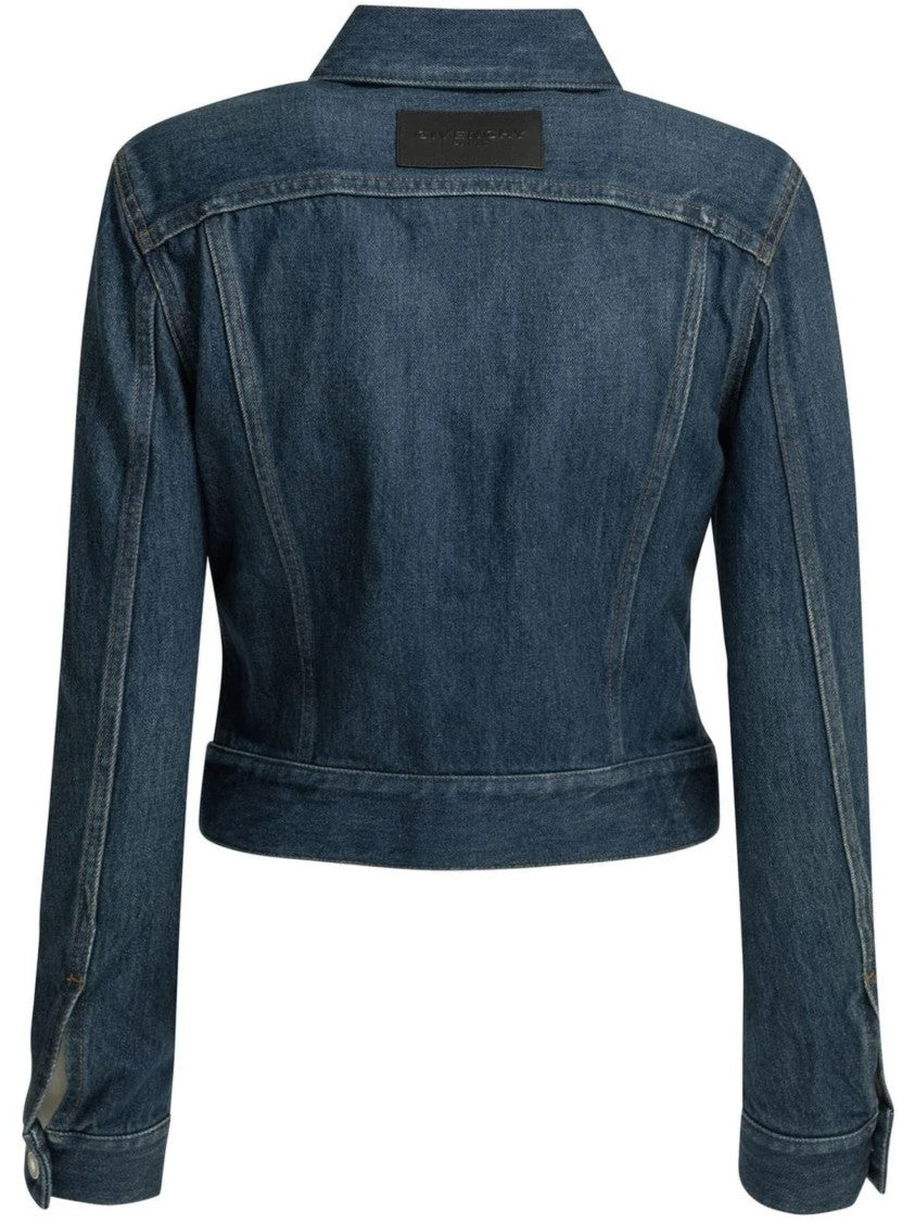 Givenchy Cotton Regular Button-Down Denim Jacket