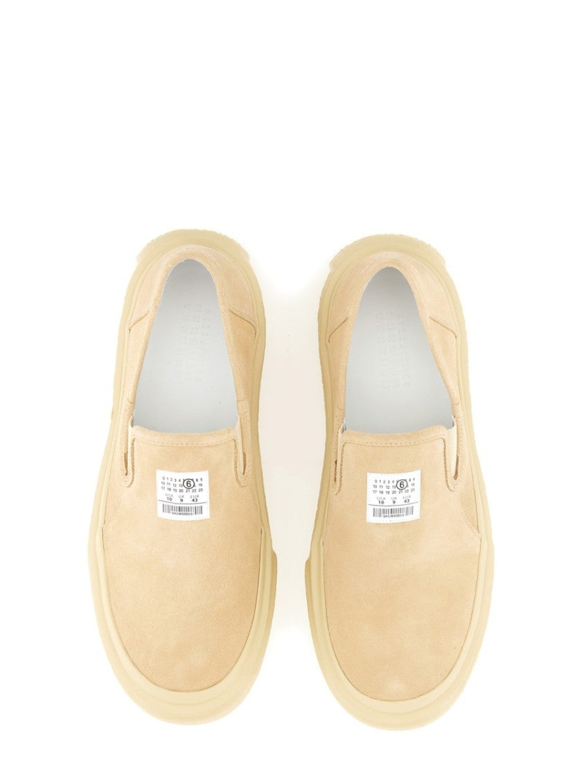 Mm6 By Maison Margiela Leather Sneakers