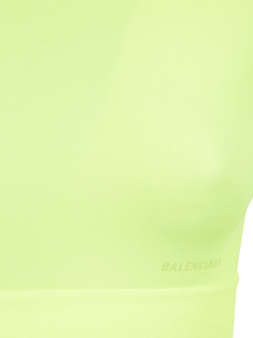 Balenciaga Cropped Sweater With High Neck