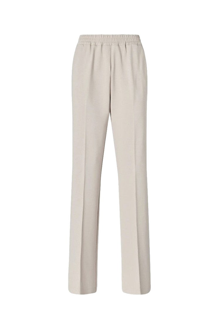 Pinko Beige Elastic-Waist Pleated Trousers