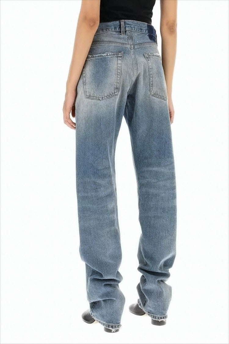 Maison Margiela Relaxed Straight-Leg Denim Trousers With Subtle Whiskering