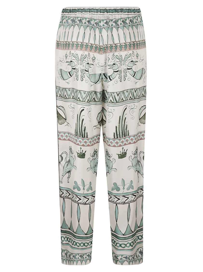Fabiana Filippi Artistic Trousers With Unique Print