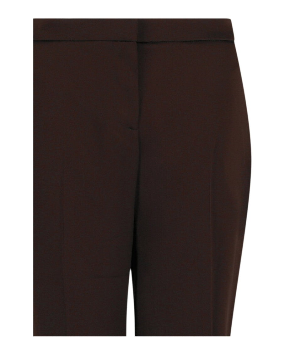 Alexander Mcqueen Satin Straight Leg Pants