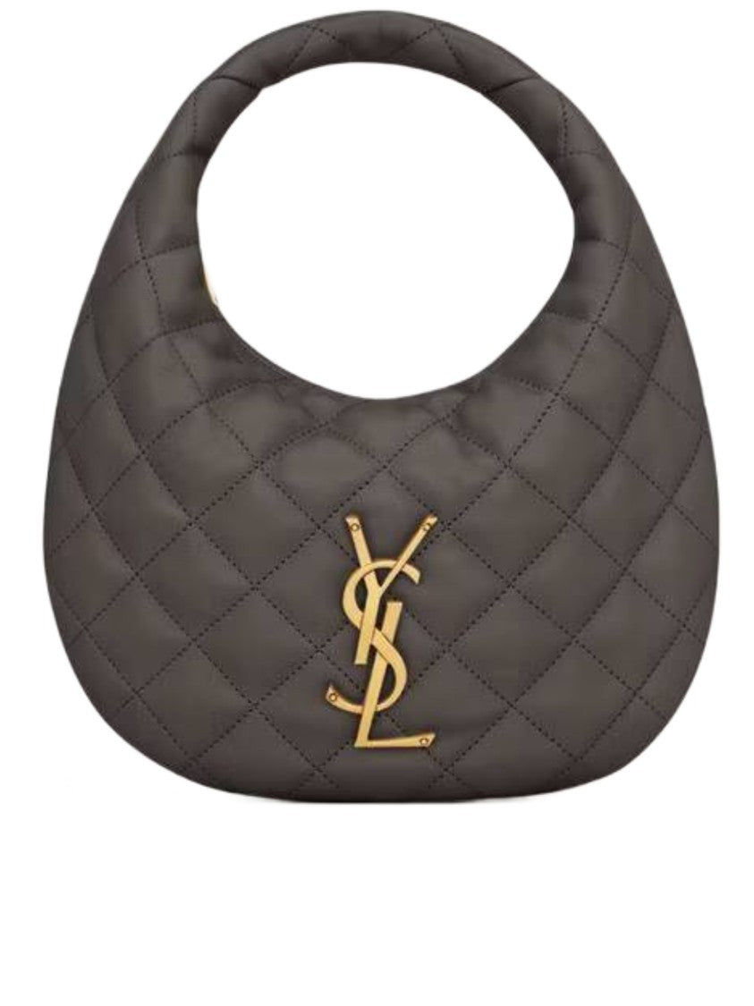 Saint Laurent Icare Xl Crescent Quilted Shoulder Bag
