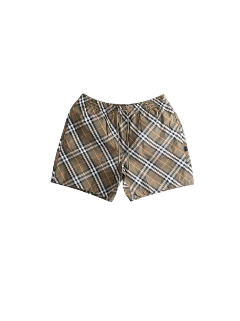 Burberry Checkered Elastic Waistband Shorts