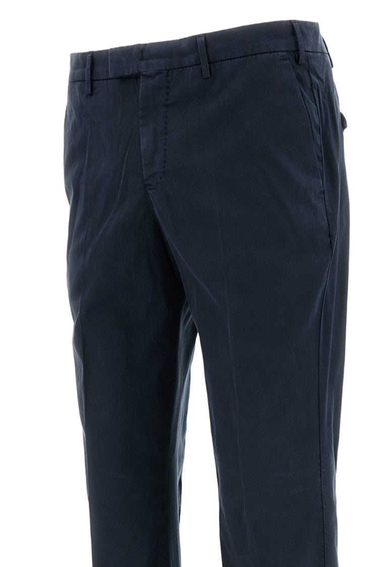 Pt01 Tailored Slim-Fit Trousers In Soft Stretch Cotton Blend