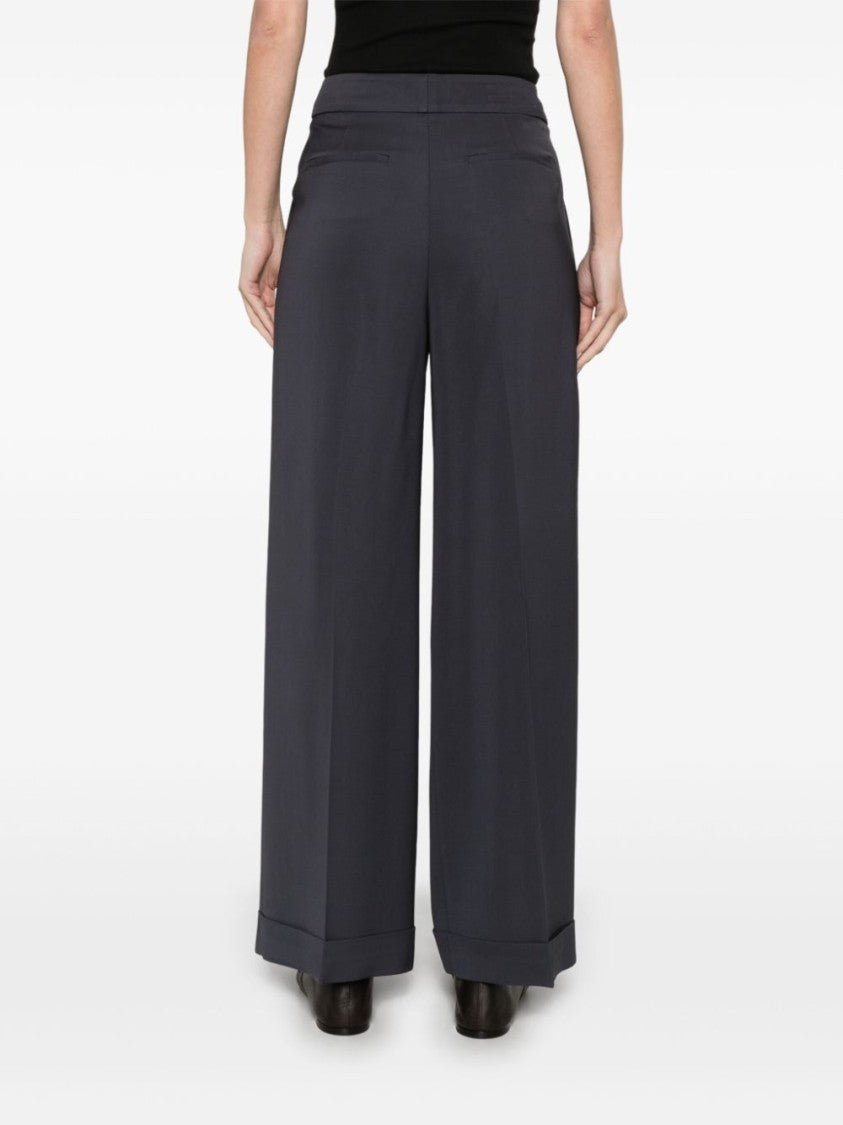 Peserico Wide-Leg Tailored Palazzo Pants