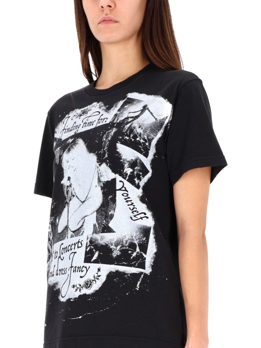 Dolce & Gabbana Short-Sleeve Black Graphic T-Shirt