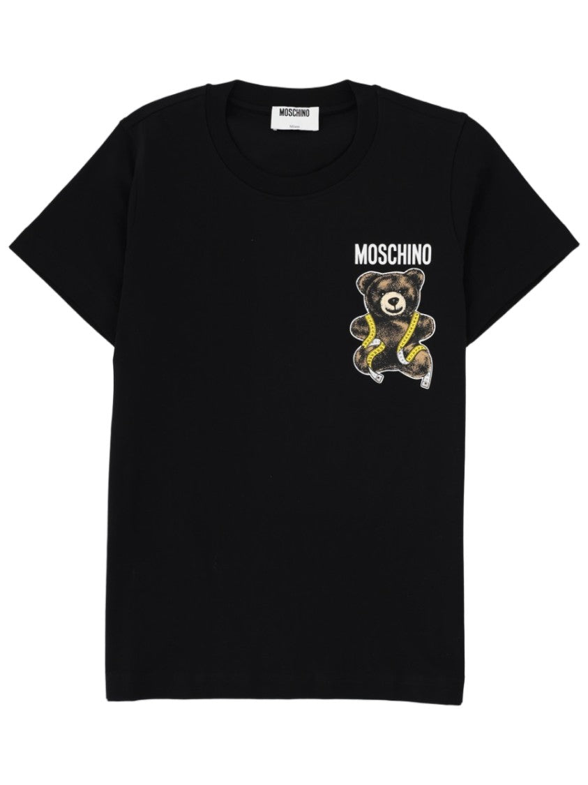 Moschino Teddy Playful Teddy Bear Graphic Cotton T-Shirt