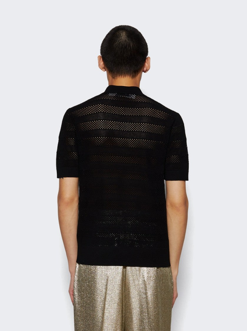 Dries Van Noten Mercy Polo Shirt Black