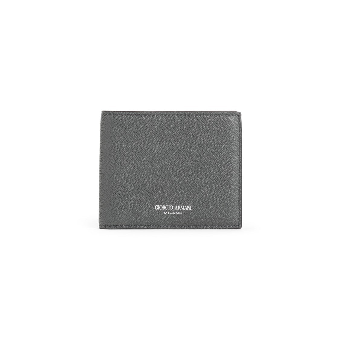 Giorgio Armani Dark Green Calf Leather Bi-Fold Wallet