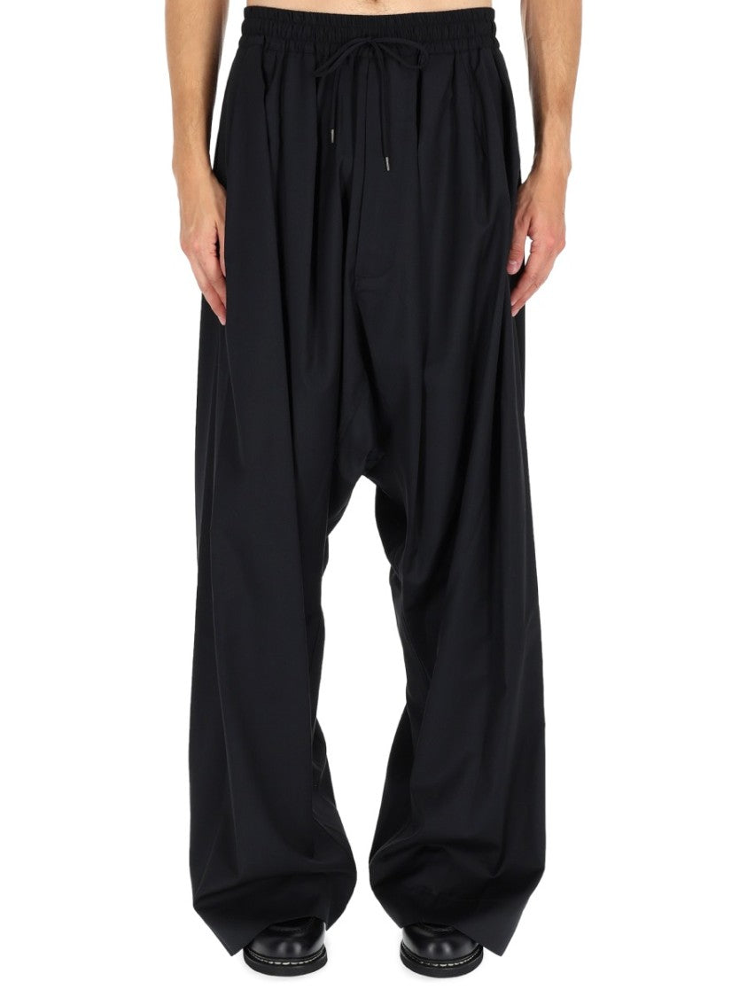 Vivienne Westwood Black Balloon Virgin Wool Formal Pants