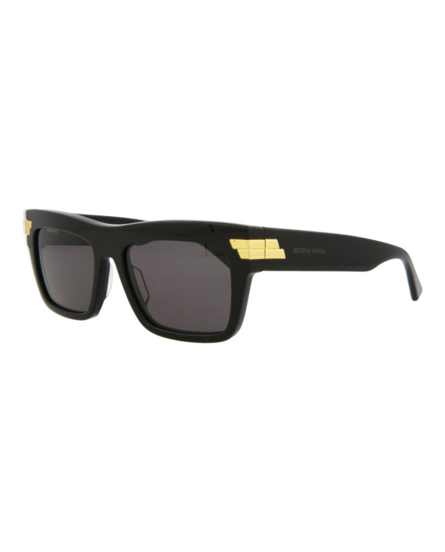 Bottega Veneta Square-Frame Acetate Sunglasses With Gold Accents