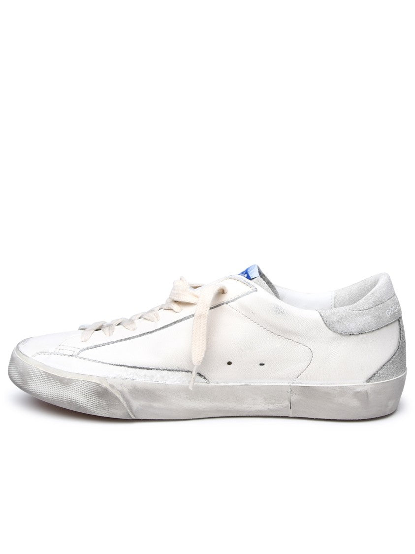 Golden Goose White Leather Sneakers