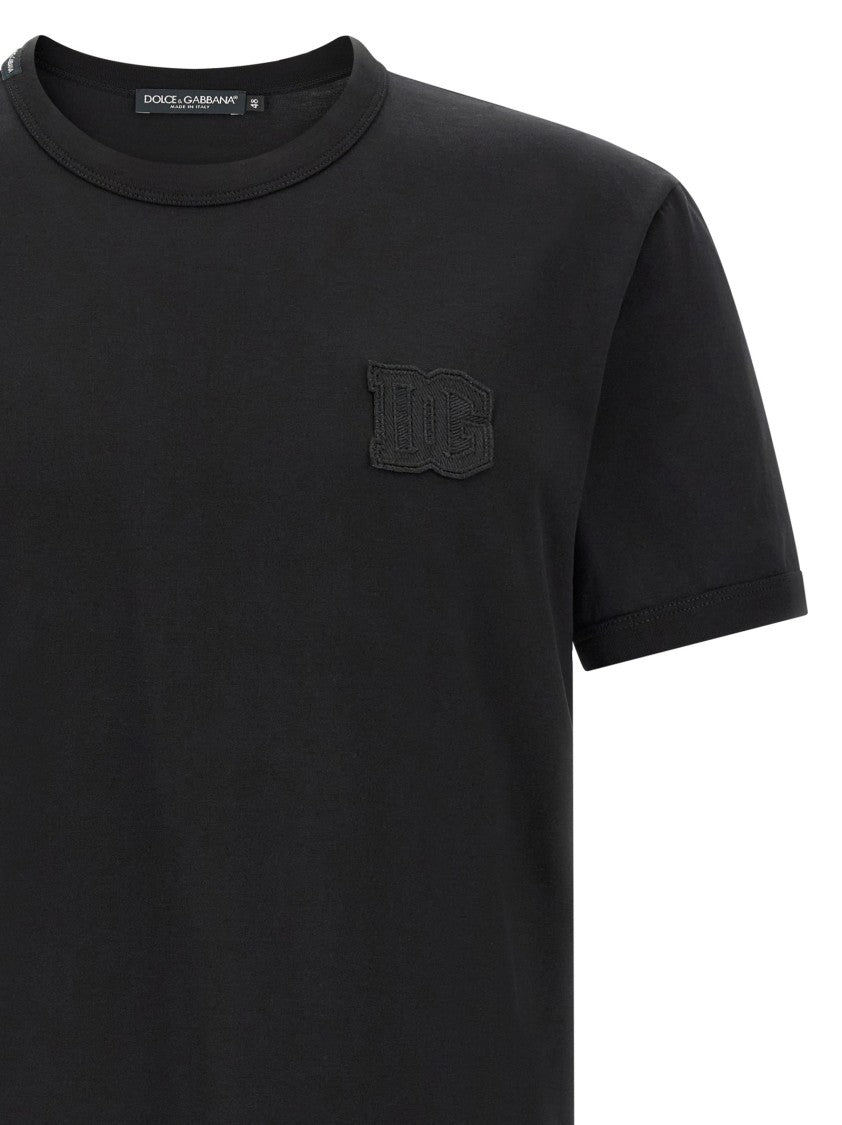 Dolce & Gabbana 'Dg' Patch T-Shirt