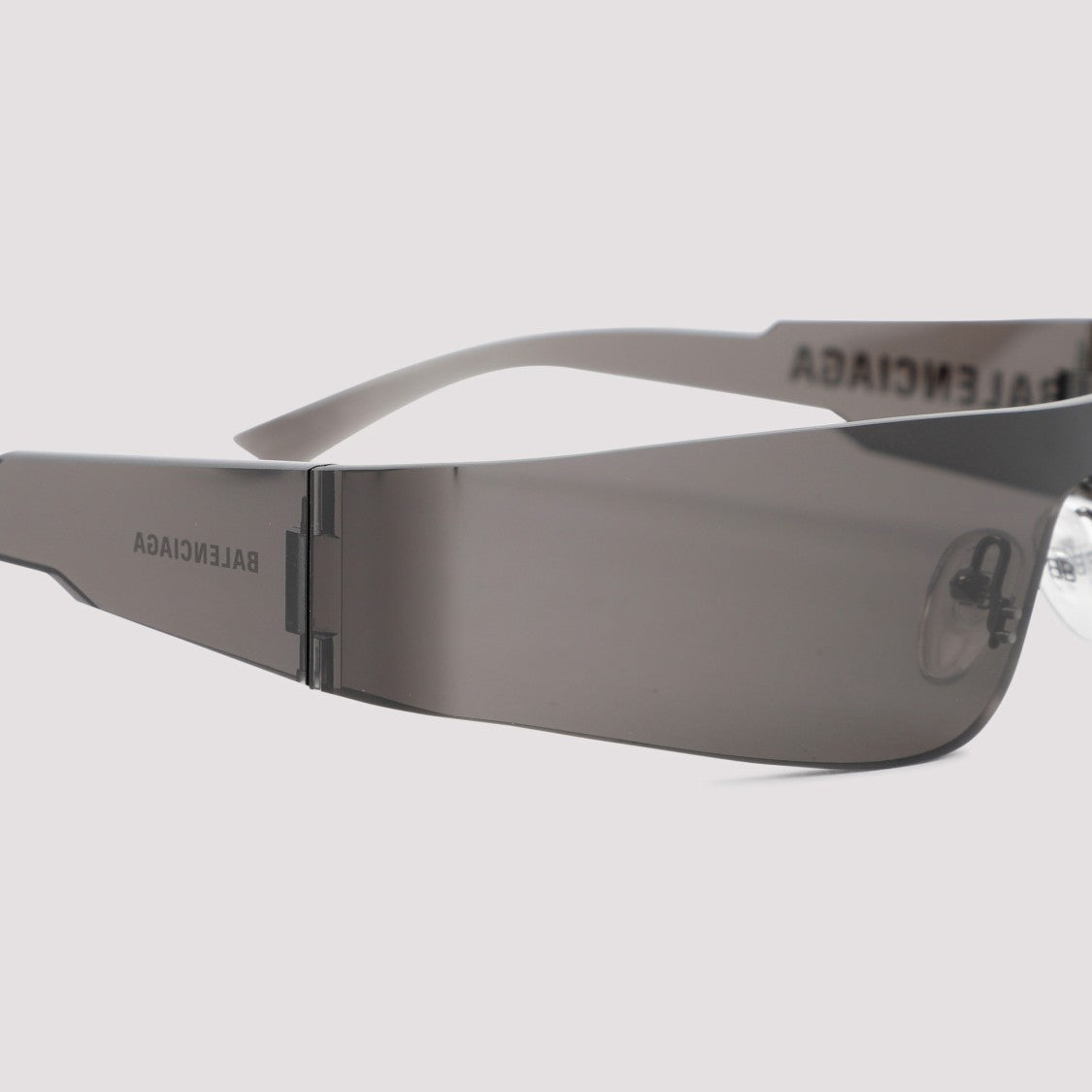 Balenciaga Acetate Sunglasses With Engraved Logo And Adjustable Nose Pads