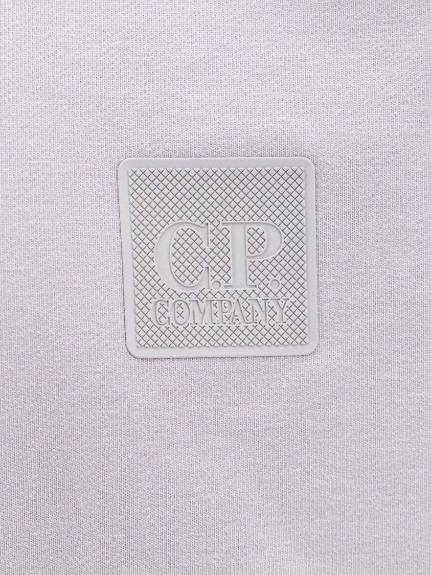 C.P. Company Stretch Cotton Sweatshirt With Logo Patch