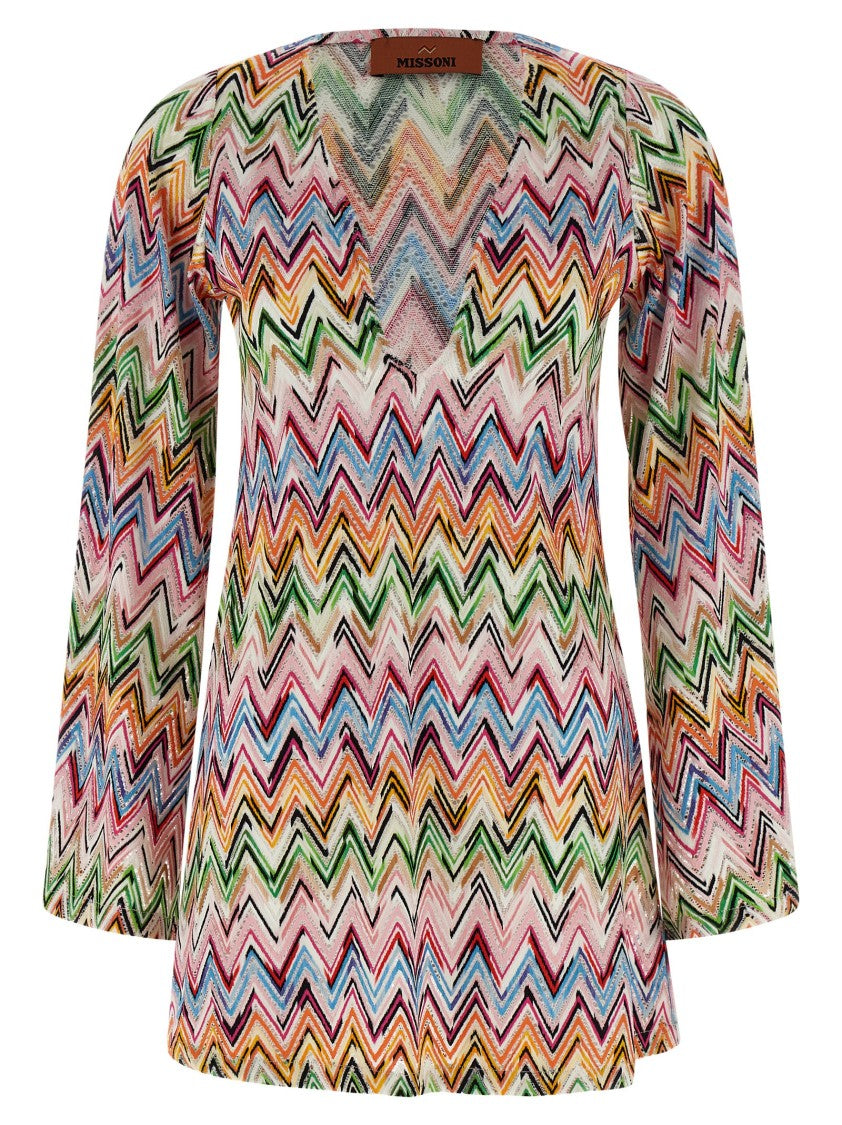 Missoni Zig Zag Embroidery Dress