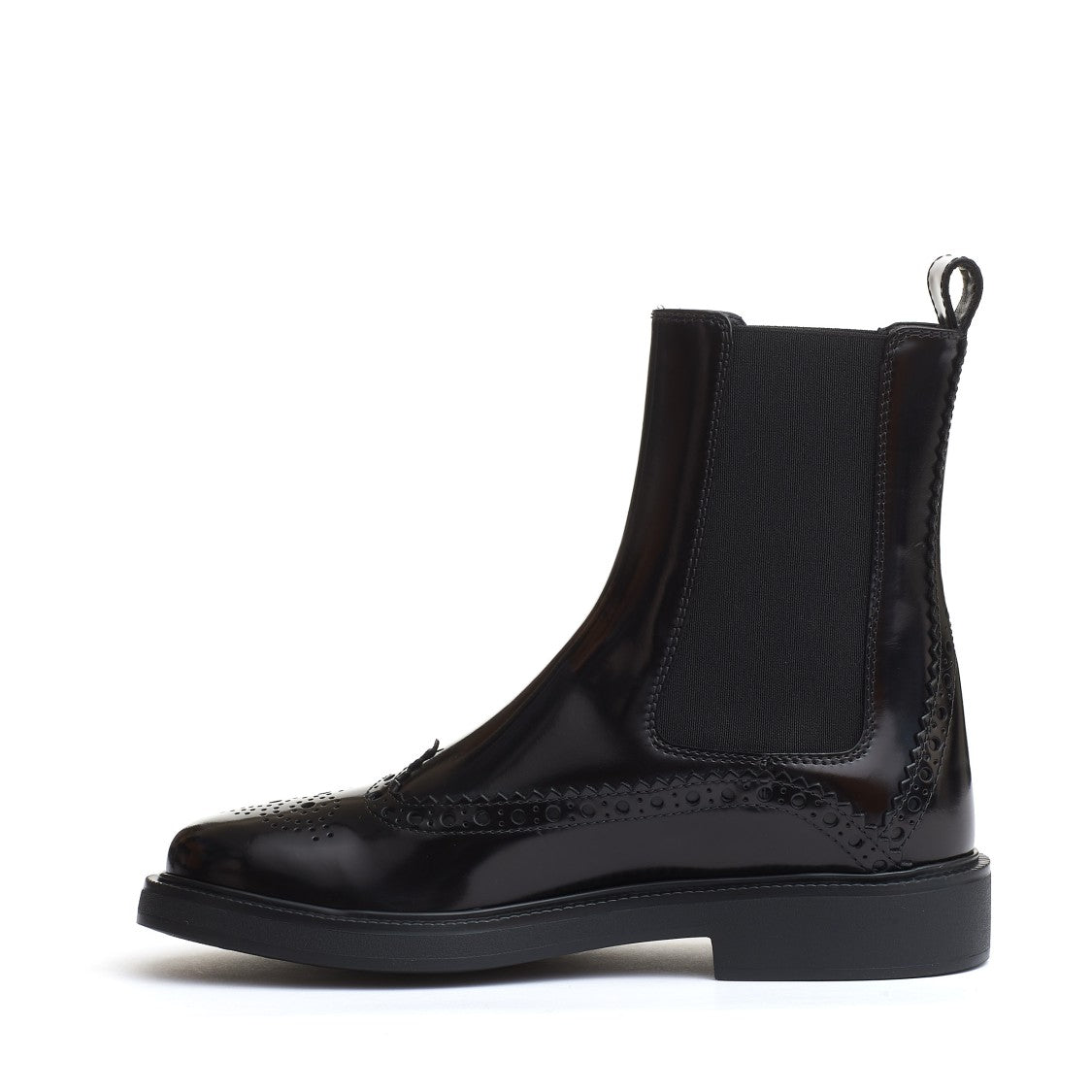 Tod's Black Perforated Ankle Boot