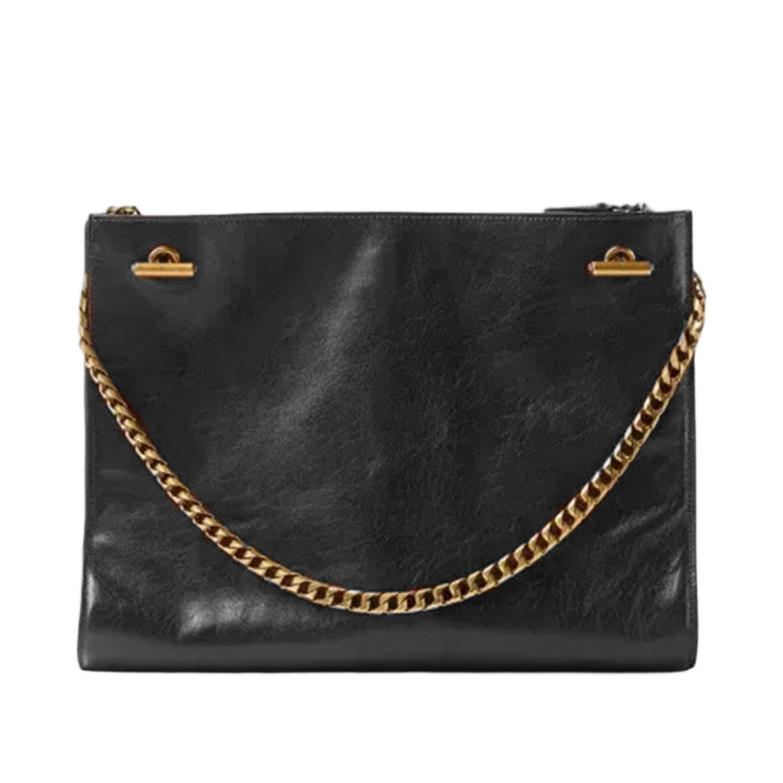 Versace Cabine Leather Shoulder Bag