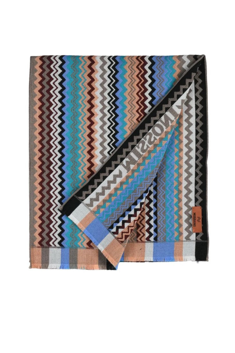 Missoni Grey Wool Scarf
