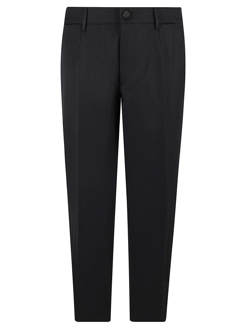 Golden Goose Midnight Blue Twill Weave Tailored Trousers