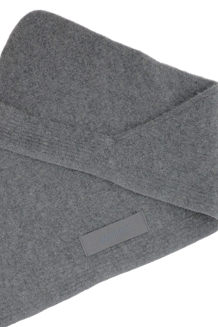 Jacquemus Le Chale Gros Grain Wool-Blend Shawl Scarf