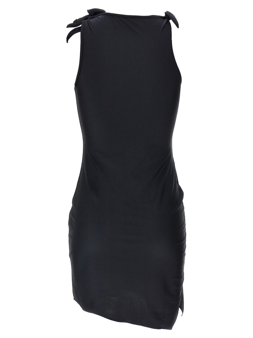 Coperni Asymmetric Flower' Mini Dress