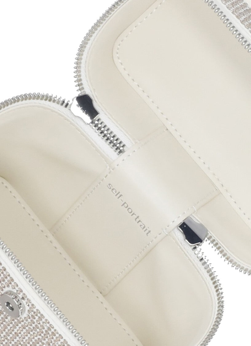 Self-Portrait Rhinestone Vanity Bag