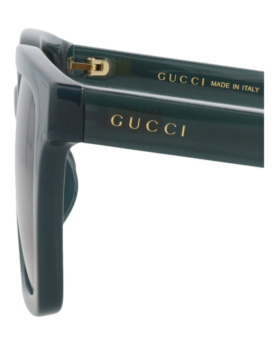 Gucci Square-Frame Injection Sunglasses