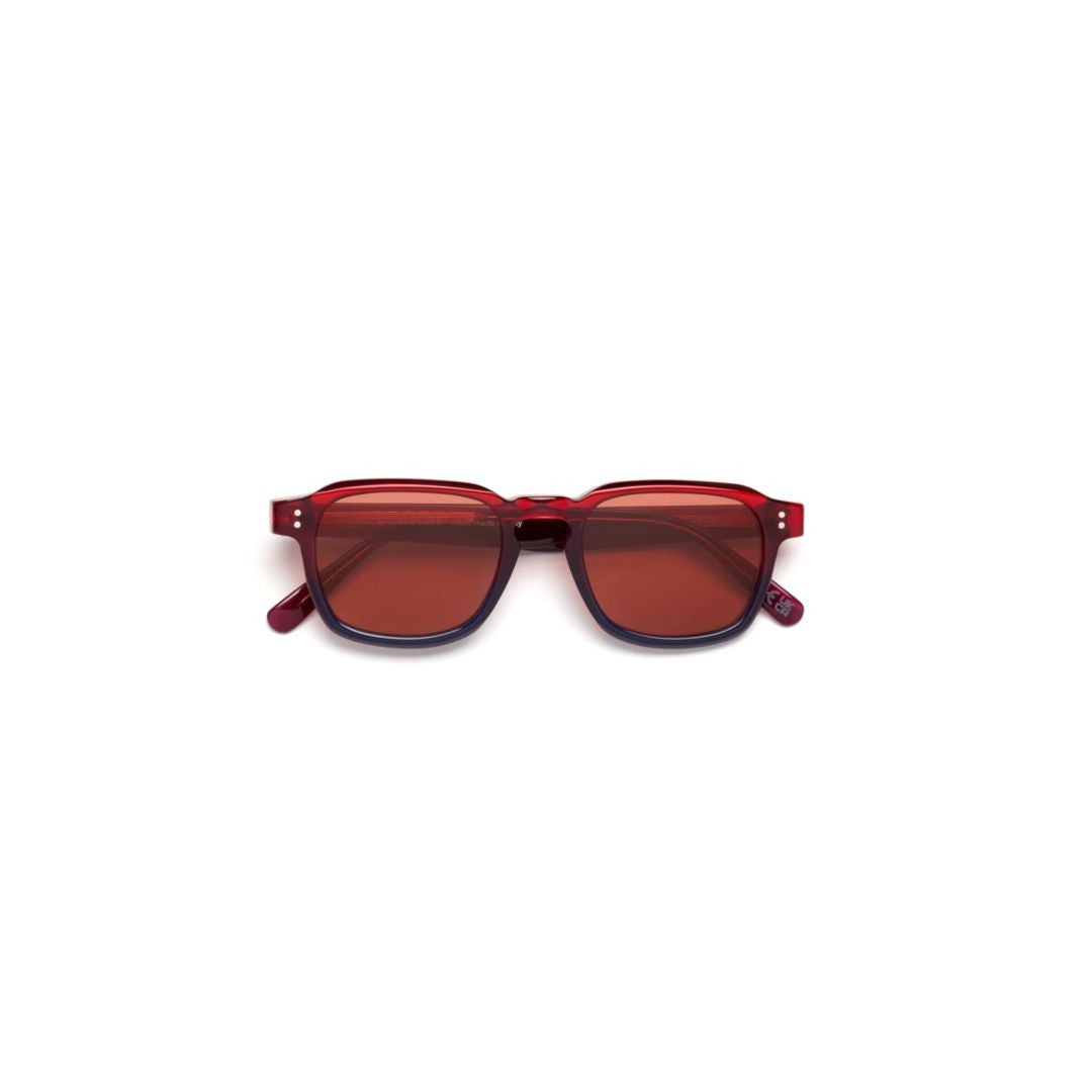 Retrosuperfuture Luce Smokey Torpaz Bold Rectangular Acetate Sunglasses