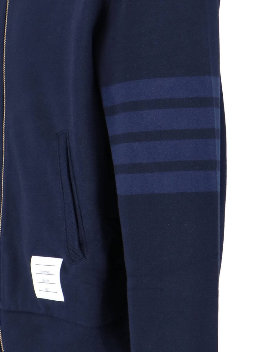 Thom Browne "4-Bar" Bomber Jacket – Navy